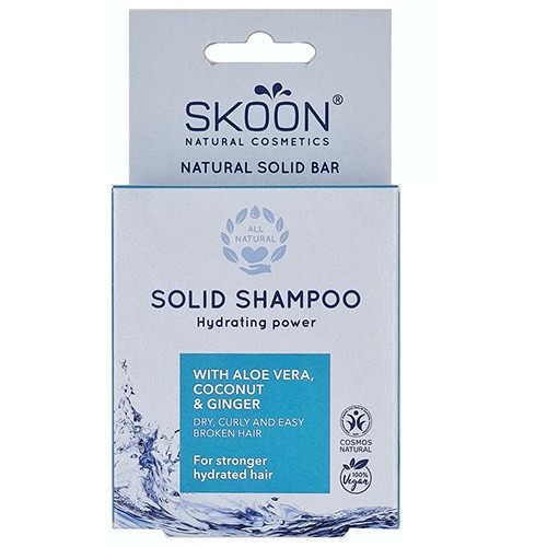 Solid Shampoo Bar Hydrating Power   90 Gram      fra Skoon