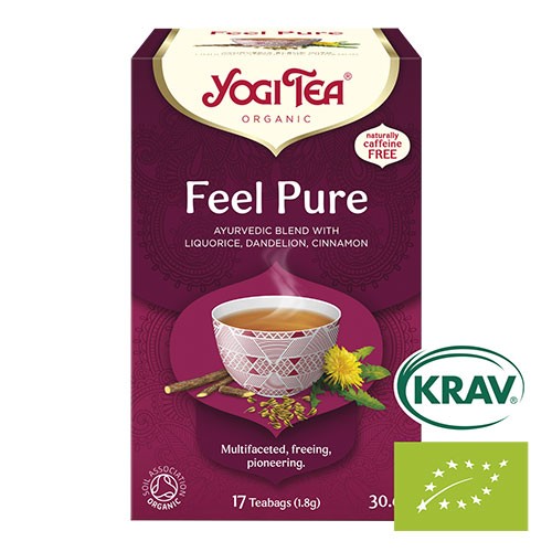 Tea Feel Pure   økologisk    17 Breve fra Yogi