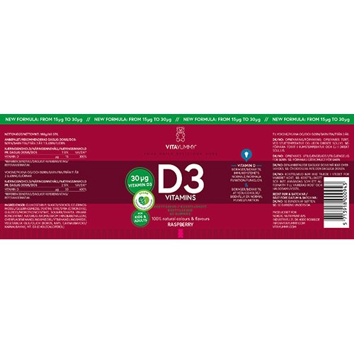Vitayummy D3   60 Gum fra Vita Yummy