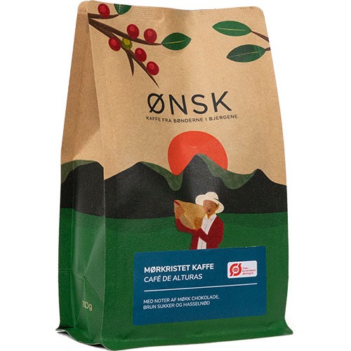 Café De Alturas   Mørkristet Kaffe   økologisk    250 Gram fra ønsk