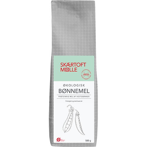 Bønnemel økologisk    500 Gram     fra Skærtoft Mølle