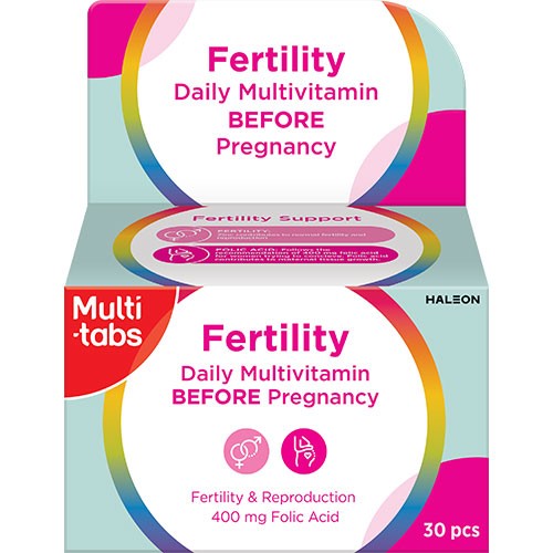 Multi Tabs Fertility   30 Tabletter fra Multi-tabs