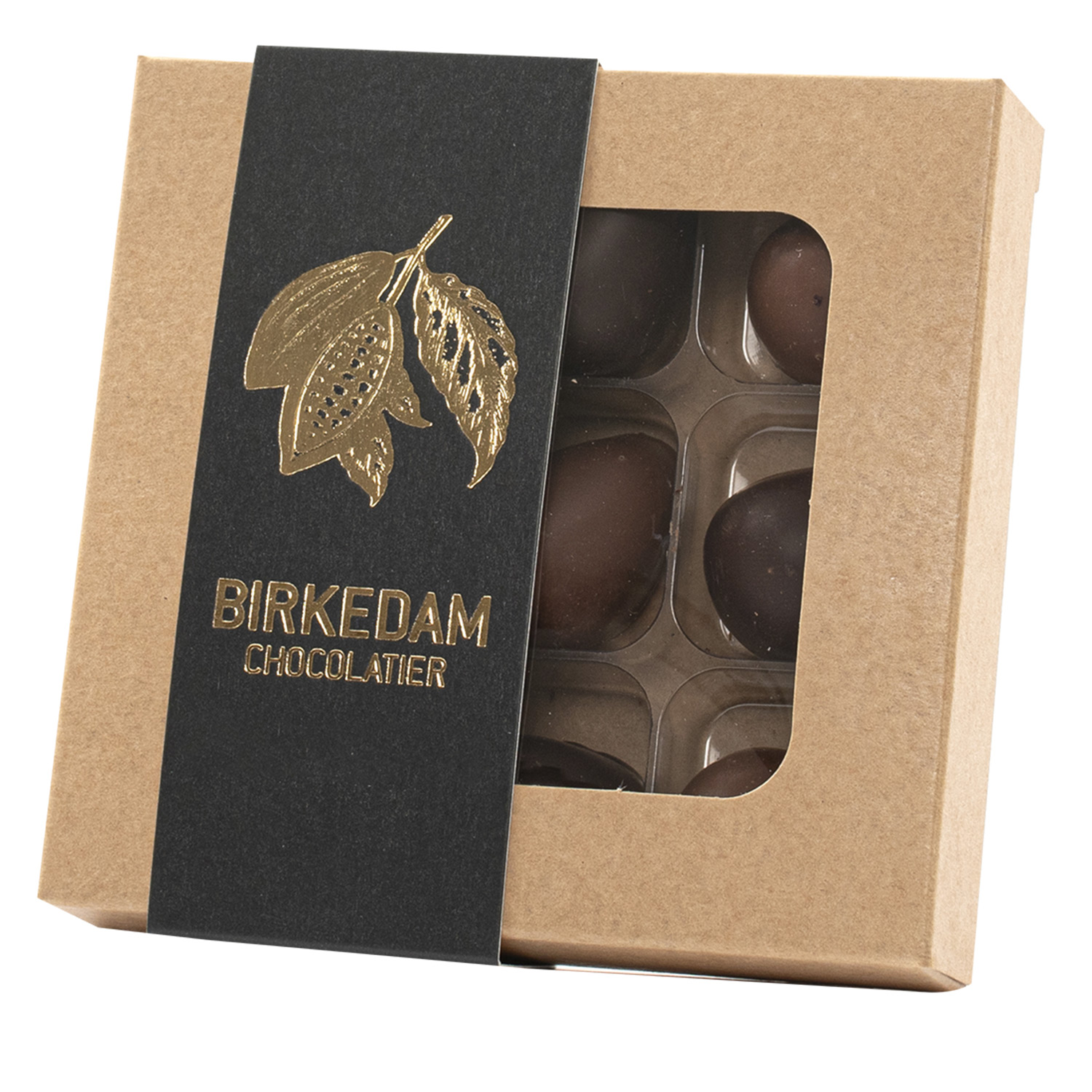 Birkedam Marcipanæg Med Chokoladeovertræk 9 Stk