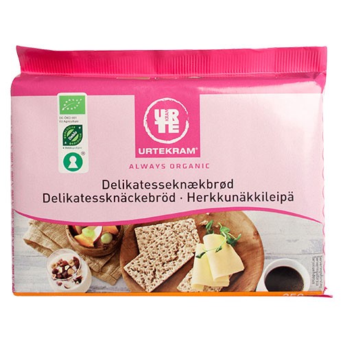 Delikatesse Knækbrød økologisk  250 Gr     fra Urtekram