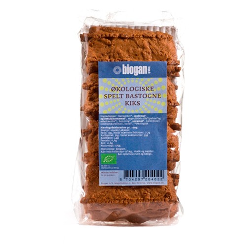 Bastogne Spelt Kiks økologisk   175 Gram     fra Biogan