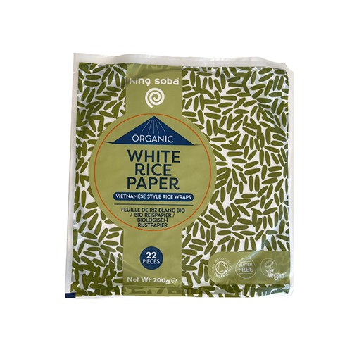 Rispapir økologisk   200 Gram     fra King Soba