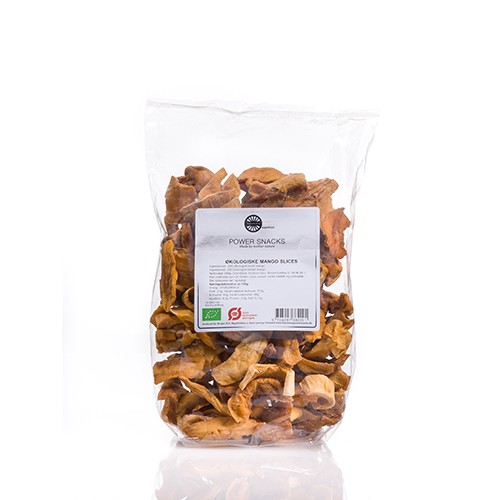 Mangoslices økologisk   500 Gram     fra Dannevang