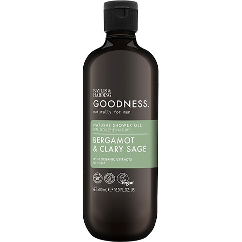 Men Bergamot & Clary Sage Shower Gel   500 Ml fra Baylis & Harding Goodness