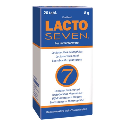 Lactoseven   20 Tab   Vitabalans fra Lacto/vitabalans