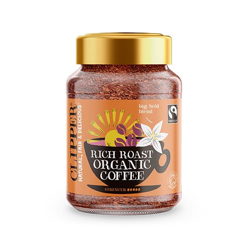 Instant Kaffe Rich Roast økologisk    100 Gram      fra Clipper