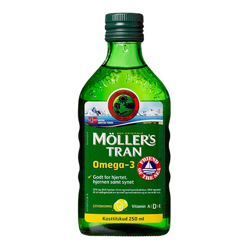 Møllers Tran Med Citrus Omega 3   250 Ml   Møllers Tran fra Möller's Tran