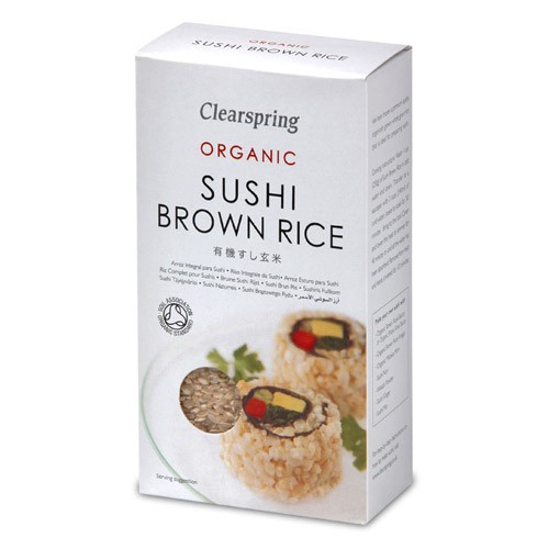Brune Sushi Ris økologisk  500 Gr   Naturesource fra Clearspring