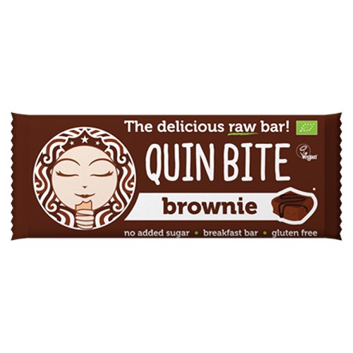 Brownie Bar økologisk   30 Gram     fra Quin Bite