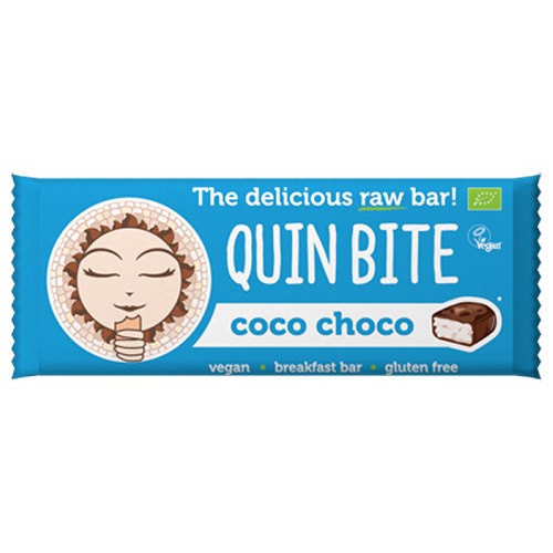 Kokos Choko Bar økologisk   30 Gram     fra Quin Bite