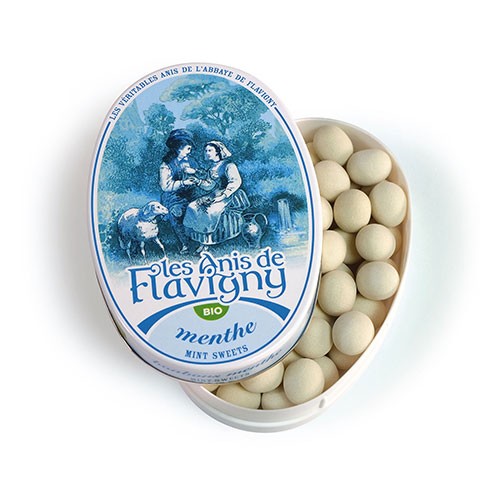 Pastiller Med Mint økologisk   50 Gram     fra Anis De Flavigny
