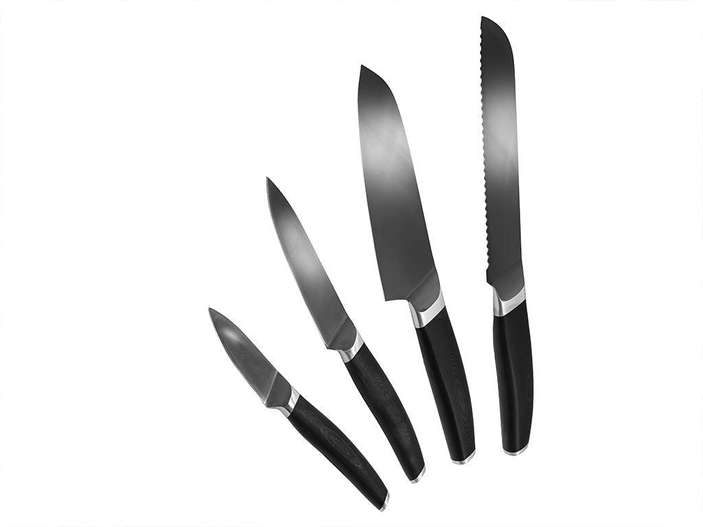4 Dele Universal Knivsæt fra Onyx Cookware - Kitchen Knife Sets