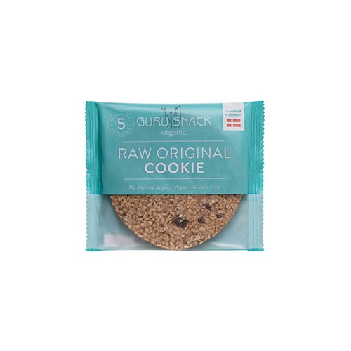 Raw Original Cookies økologisk Enkeltvis Indpakket   55 Gram     fra Guru Snack