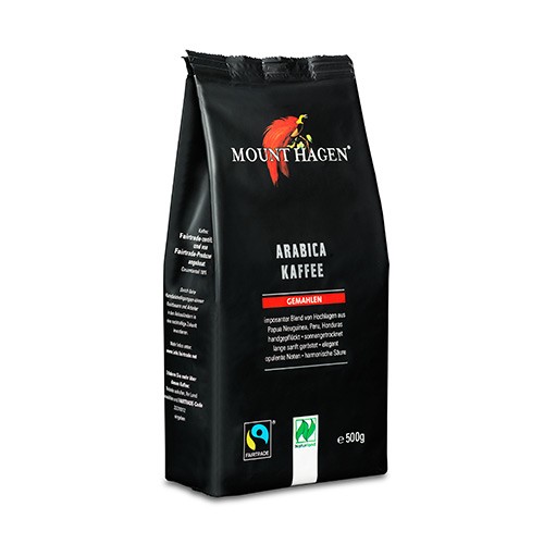 Kaffe Arabica Malet økologisk   500 Gram      fra Mount Hagen
