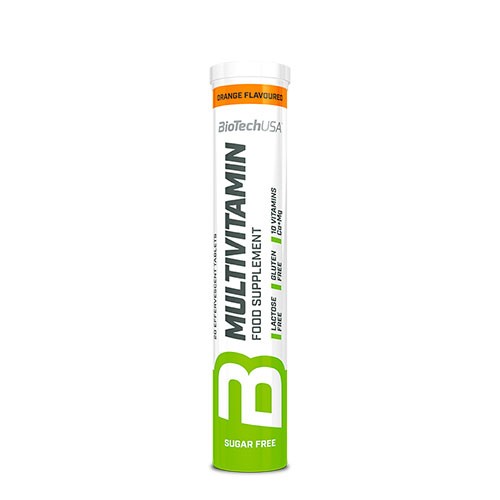 Multivitamin Brusetablet   20 Tabletter fra Biotechusa