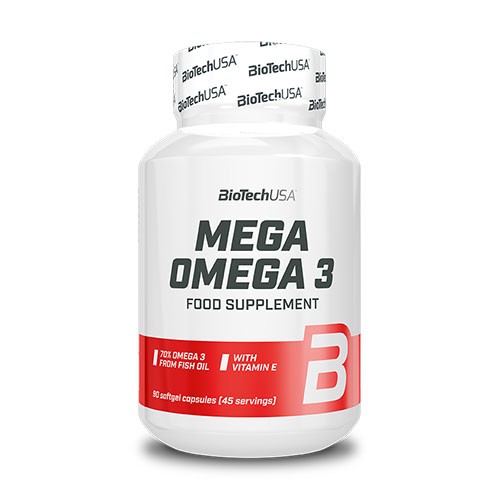 Mega Omega 3   90 Kapsler fra Biotechusa