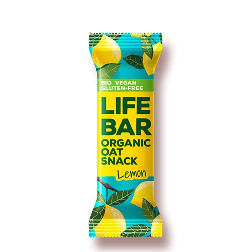 Lifebar Havrebar Lemon   økologisk    40 Gram fra Lifefood