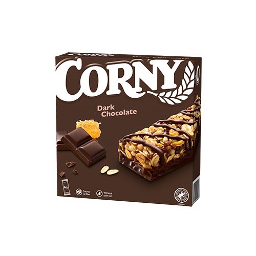 Dark Chocolate   6x23gr     fra Corny
