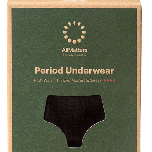 High Waist Underwear Moderate Heavy M   1 Styk fra Allmatters