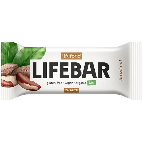 Lifebar Paranød økologisk   40 Gram   Lifebar   Mindst Holdbar Til : 17 06 2025 fra Lifefood