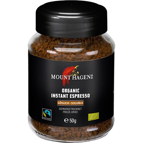 Instant Espresso   økologisk    50 Gram fra Mount Hagen
