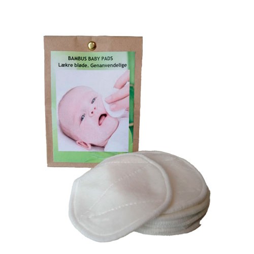 Baby Pads Lækre Bløde Bambus Genanvendelige   1 Pakke      fra Bamboo Pro