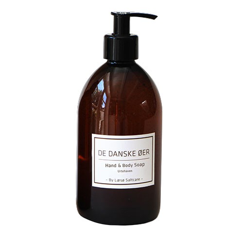 Hand & Body Soap Urtehaven, De Danske øer   500 Ml     fra Læsø Saltcare