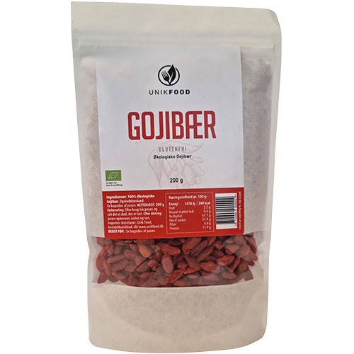Gojibær   økologisk    200 Gram fra Unikfood