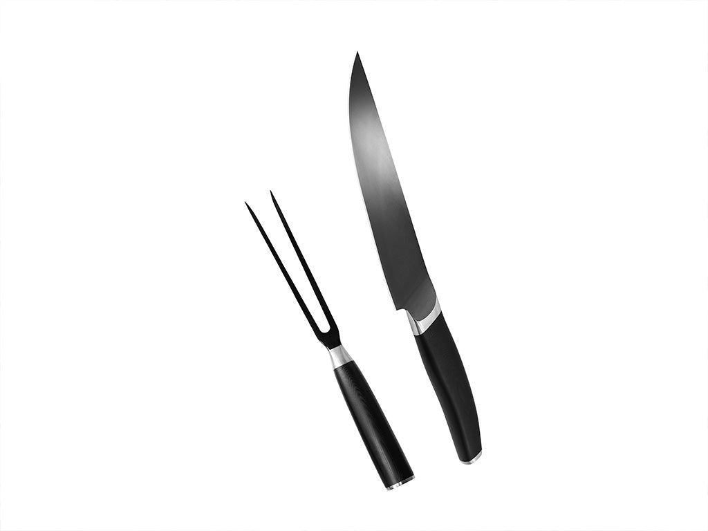 Stegegaffel + Forskæringskniv Pakkeløsning fra Onyx Cookware - Kitchen Knife Sets