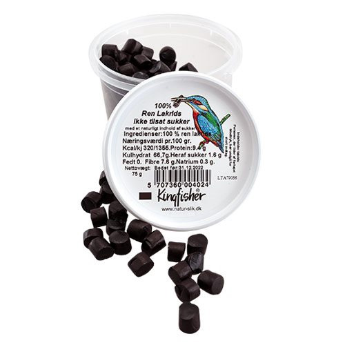 100% Ren Lakrids Ikke Tilsat Sukker