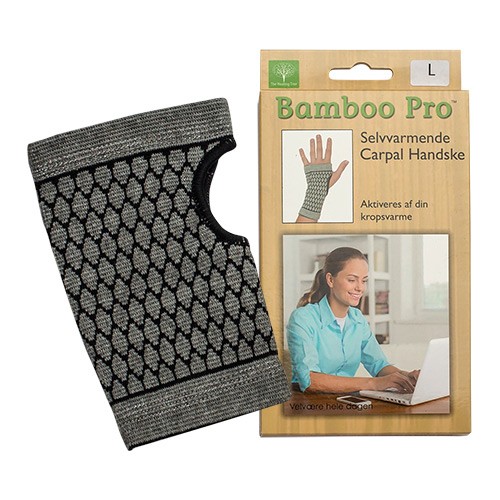 Carpal Handske, Selvvarmende Str. L     1 Styk     fra Bamboo Pro